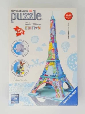 Ravensburger Puzzle 3D Bâtiment Paris Tula Lune la Tour Eiffel Coloré Art Objet - Photo 1/4