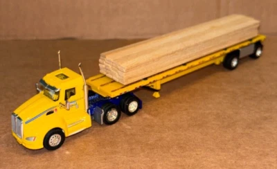 Игрушка Tonkin, ПОЛУПРИЦЕП KENWORTH / СТАЛЬНОЙ ПРИЦЕП PARWEST (индивидуальная нагрузка, 1/87 - Изображение 1 из 4