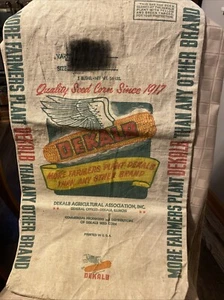 Vintage Dekalb Seed Bag - Picture 1 of 9