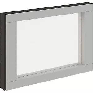 Panel apilador de partición modular industrial global con vidrio 24""W x 16""H - Imagen 1 de 3