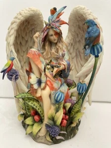 Sheila Wolk "Sanctuary" Angel Figurine Limited Edition #0185 RETIRED 2009 - Picture 1 of 3