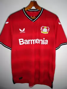 Bayer Leverkusen Jersey Shirt XXL Mens Home Castore Red 2022/23 Short Sleeve - Picture 1 of 6
