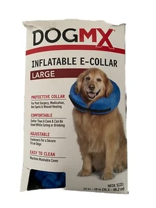 ⭐️DOGMX collo elettrico gonfiabile taglia grande 14-19 pollici scatola danneggiata⭐️ - Foto 1 di 12