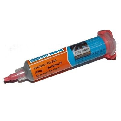 MECHANIC XG-Z40 10cc Syringe Solder Paste Flux Sn63/Pb37 25-45um 10cc USA SHIP • 7.59$