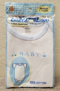 Baby Infant Bodysuit 3-6 Months Medium 100% Cotton Short Sleeves Cutie Pie - Picture 1 of 2