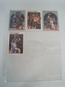 Lote de 4 tarjetas de jugador de la NBA de los New York Knicks con hoja de carpeta (Kenny Walker, raras) - Imagen 1 de 10