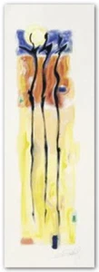 Reach Out III Alfred Gockel Abstrakter Kunstdruck 14x39 - Bild 1 von 1