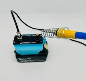 Makita 18v portable soldering station/iron, T12 console, OLED screen - Picture 1 of 16