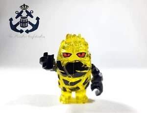 LEGO 2010 Power Miners Minifigure Rock Monster Combustix Trans-Yellow pm023 8188 - Picture 1 of 2