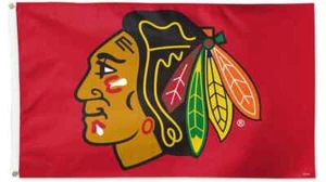 Chicago Blackhawks 3x5 ft Flag Banner NHL Hockey Free Shipping - Picture 1 of 1