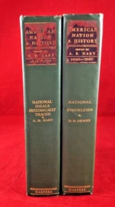 (2) Vol THE AMERICAN NATION: A HISTORY, Albert B. Hart & D.R. Dewey 1907 HC - Picture 1 of 7