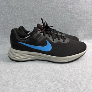 Men Nike Revolution 6 NN Running Athletic Shoes Black/Blue DC3728-012 Size 14 - Picture 1 of 7