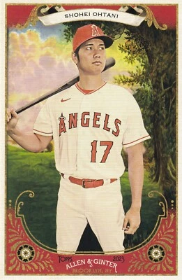 Shoehi Ohtani 2023 Topps Allen & Ginter Box Topper LA Angels - Image 1 of 2