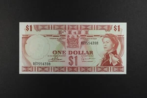 FIDSCHI ... 1 $ Dollar 1974, P-71b ... UNC ... QEII Schein - Bild 1 von 4