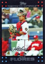 2007 Topps Update #179 Jesus Flores RC Washington Nationals