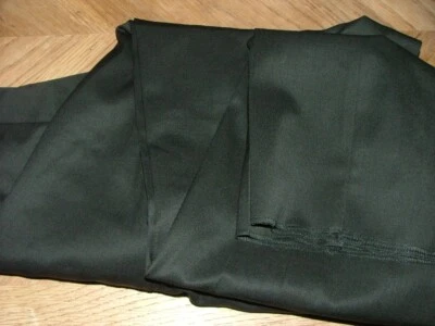 NEW WOT JOHN W NORDSTROM DRESS PANTS SIZE 42 X 37 100% WOOL BLACK SOLID #535 - Imagem 1 de 4