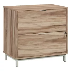 Sauder Bergen Circle Engineered Wood Lateral File in Kiln Acacia/Brown Finish - Picture 1 of 12