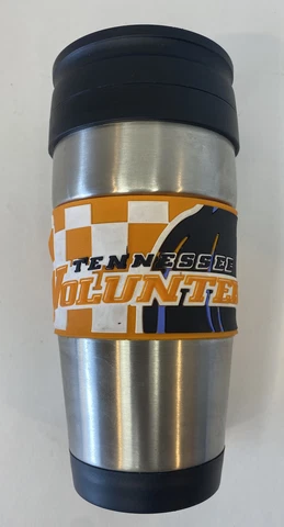 Tennessee Volunteers 16 Oz  Stainless Tumbler Travel Mug Insulated Double Walled Cover