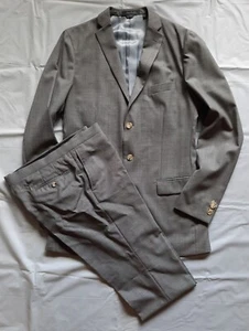 INDOCHINO Made for You Gray 2 pc Suit w/ Travel Bag Size: 40 / 36x34 (See desc.) - Picture 1 of 11