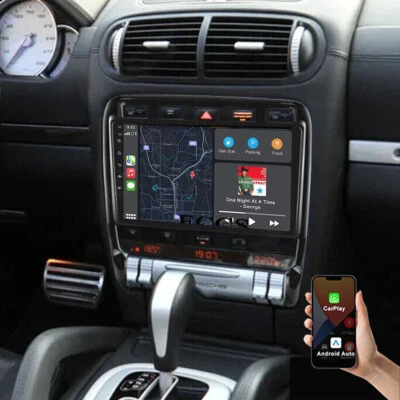 For 2002-2010 Porsche Cayenne Apple Carplay Radio Android 13 GPS NAVI WIFI W/CAM Foto 1 de 4