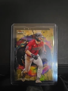 2024 Topps Finest Corbin Carroll #280 Raro SP/20 Refractor de Oro - Imagen 1 de 3