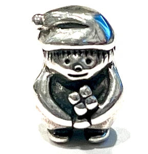 PANDORA 790416 Gnome 4-Leaf Clover Sterling Silver Bead Stamped ALE 925 RETIRED  - Picture 1 of 8