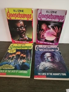 GOOSEBUMPS Lot of 4 (#5, 7, 12, 48) GOOD CONDITION RL Stine - Picture 1 of 18