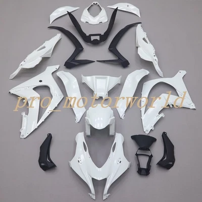 Kit de carenado sin pintar para KAWASAKI Ninja ZX-10R 2016-2018 ZX1000 carrocería blanca Foto 1 de 4