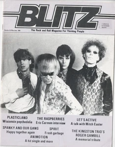 BLITZ MAGAZINE 1985 Plasticland/Raspberries/Lets Active/Spirit/Spanky & Our Gang - Picture 1 of 1