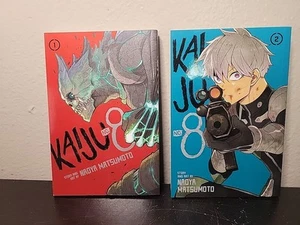 Kaiju No. 8 Manga Books Vol. 1 And 2 Shonen Jump - Picture 1 of 5