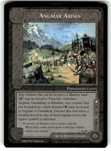 Middle Earth CCG MECCG Promo Card - Angmar Arises - Picture 1 of 4