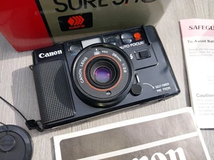 Cámara fotográfica Canon AF35M apuntar y disparar 35 mm con manual SIN PROBAR PARA PIEZAS LEER - Imagen 1 de 6