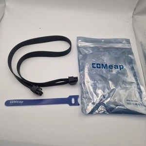 Co Meal 8 Pin ATX CPU PSU Extension Cable Black 4 + 4 Pin Corsair - Photo 1/6