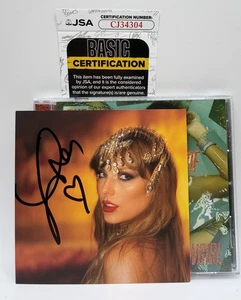 LONG AUTO Taylor Swift Signed The Life Of A Showgirl CD JSA COA Photo 1 ❤️ RARE - Picture 1 of 2