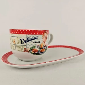 PORTMEIRION KELLOGG'S Vintage Jumbo Tasse Snack Teller Toast Porridge 2012 1950er - Bild 1 von 9