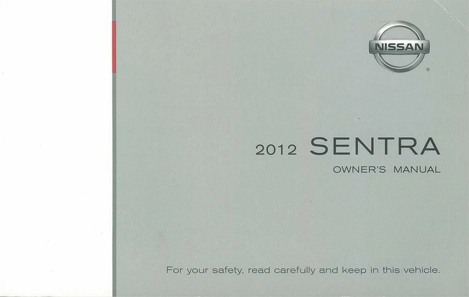 Guia do usuário manual do proprietário Nissan Sentra 2012 - Imagem 1 de 1