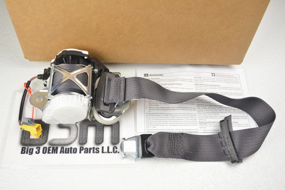 Комплект ремней безопасности со стороны пассажира для GMC Sierra Chevrolet Cadillac под правую руку новый от оригинального производителя 19260182 - Изображение 1 из 4