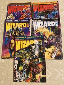Wizard The Guide to Comics Lot of 5 (17,18,19,20,21) 1993 - Picture 1 of 11
