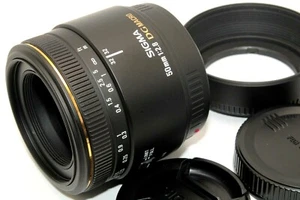 Near Mint Sigma 50mm f/2.8 EX DG Macro Standard Lens Hood Cap Sony Minolta Japan - Picture 1 of 12