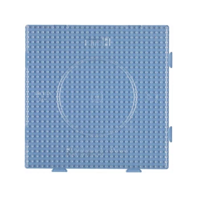 HAMA PERLEN Hama Midi Bügelperlen Stiftplatte transparent 234 TR Quadrat groß erweiterbar