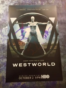GFA Tessa Thompson Rodrigo * WESTWORLD * Cast x3 signiert 12x18 Foto Poster A COA - Bild 1 von 3