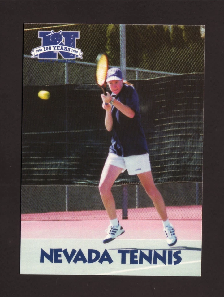 Nevada Wolf Pack 1998-99 Tenis Bolsillo Calendario Danka Big West Foto 1 de 1