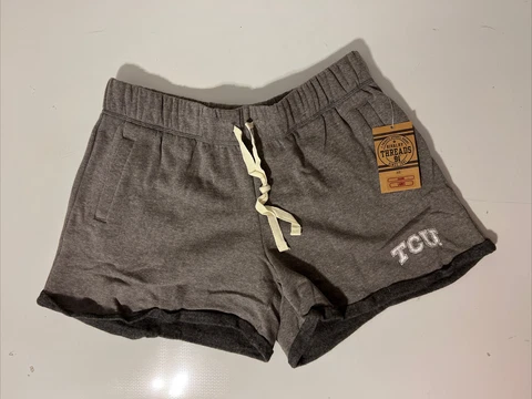 NEW Ladies Rivalry Threads TCU Horned Frogs Athletic Shorts Large NWT Cover