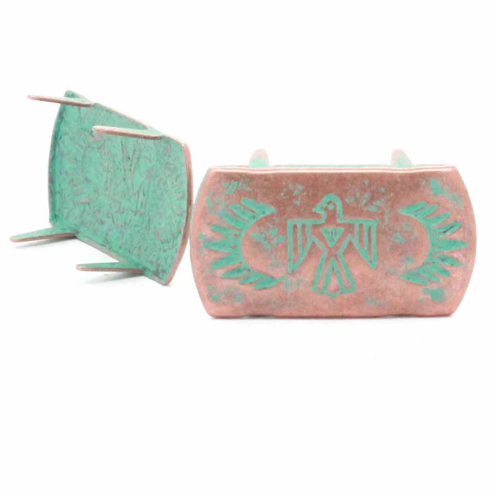 Pátina de cobre Southwest Thunderbird manchas de aço 10 peças 54879-90 - Imagem 1 de 1