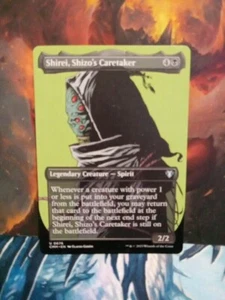 MTG - Shirei, Shizo's Caretaker - Foil - Borderless | Commander Masters Variants - Picture 1 of 1