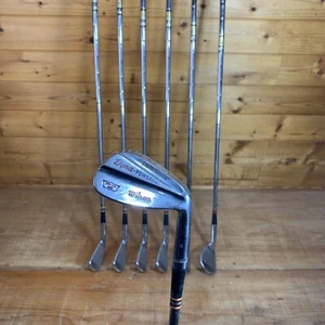 Vintage WILSON STAFF Dynapower Iron Set Regular True Temper 2-6/8-9ALL ORIG - Picture 1 of 18