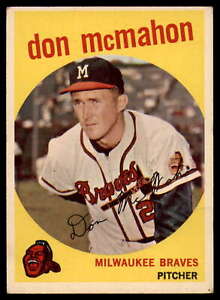 1959 Topps #3 Don McMahon EX++ Braves          ID:65407