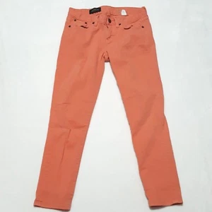 J Crew TOOTHPICK Capri Pants Womens Stretch Zip Fly Flat Front Cropped Sz 27 - Picture 1 of 6