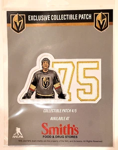 Las Vegas Golden Knights Ryan Reaves #75 NHL Patch 4 of 5 - Picture 1 of 2