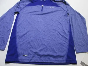 NWT Champion Youth Boys Size M Long Sleeve Shirt Royal Blue 1/4 Zip Duo Dry - Picture 1 of 5